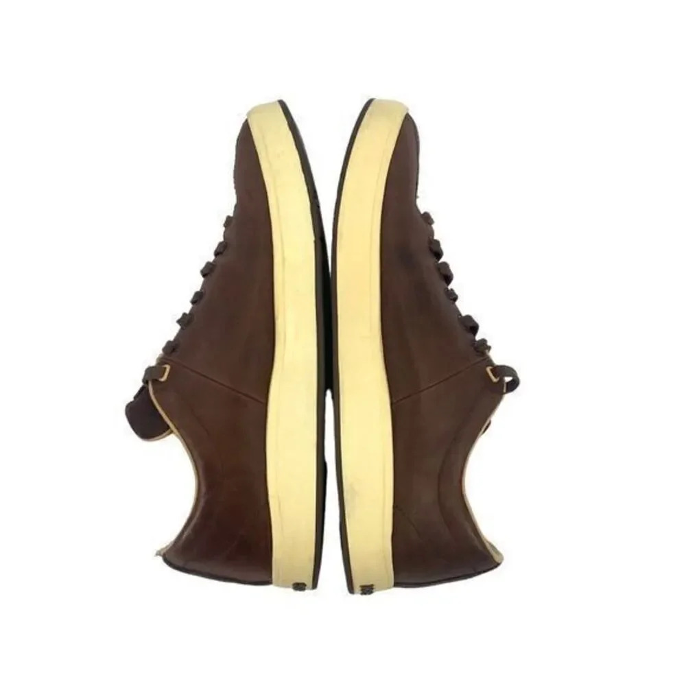 K-Swiss Clean Classic Low 02874289 Sneaker Brown Leather Mens  US 9 / EUR 42‎
